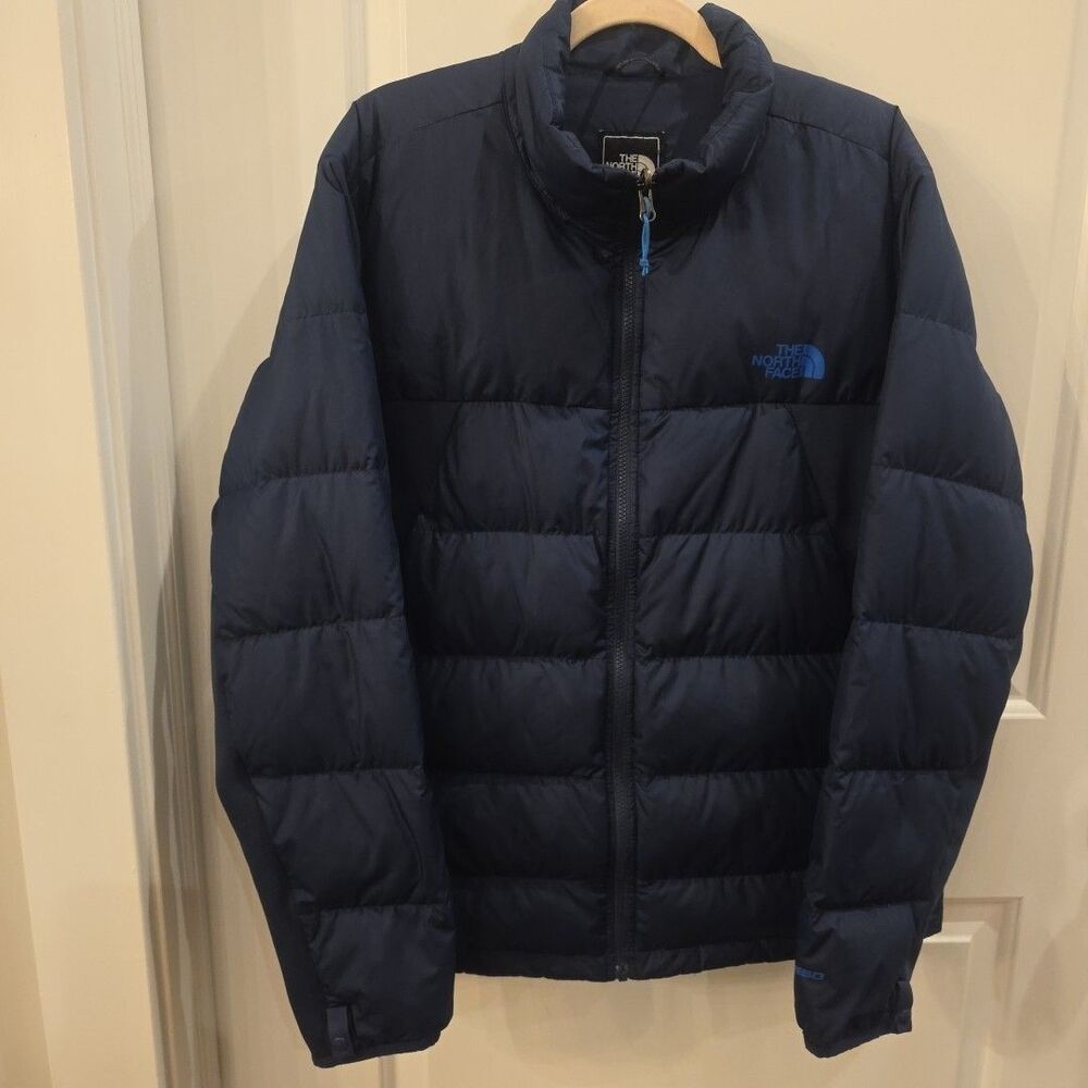 The North Face Men's Navy Blue Puffer Jacket